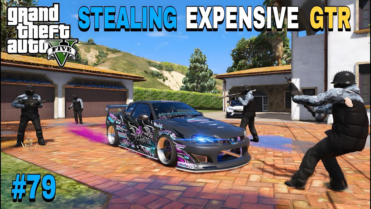 I STOLE NISSAN GTR FROM MAFIA HOUSE | GTA 5 GAMEPLAY #79