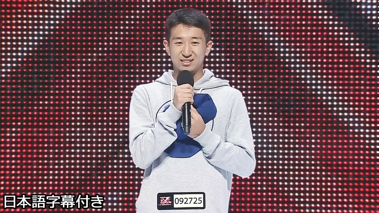 出場のために帰国、歌手を目指す山本卓司の歌声 | X Factor Okinawa 2014