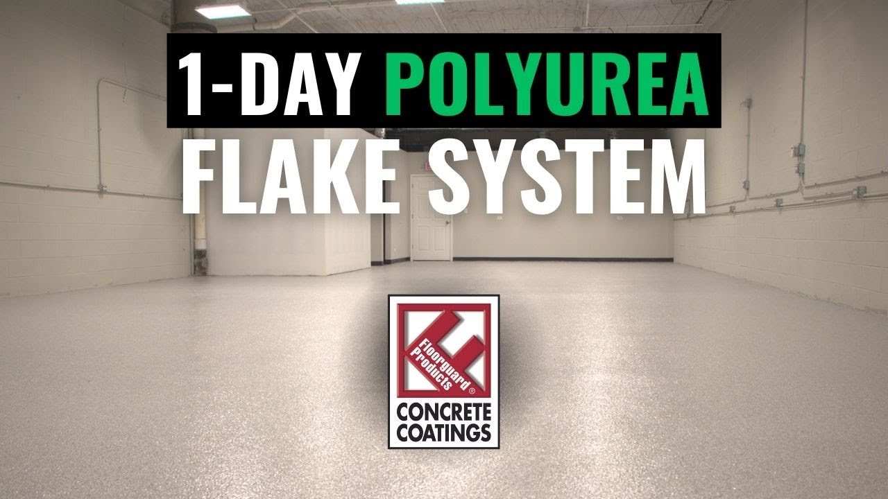 🌱1-DAY E-GREEN Polyurea Flake System!🌱