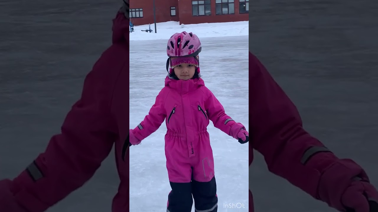 Arya winter activities#ski#⛸️#sliding# Finland#Vantaa#