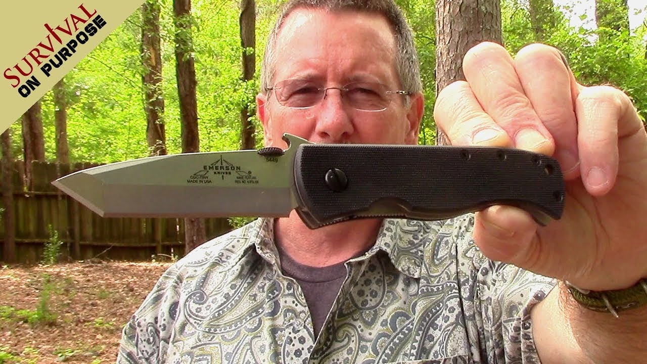 Emerson Knives CQC-7BW - The Original Emerson Wave Tactical Knife
