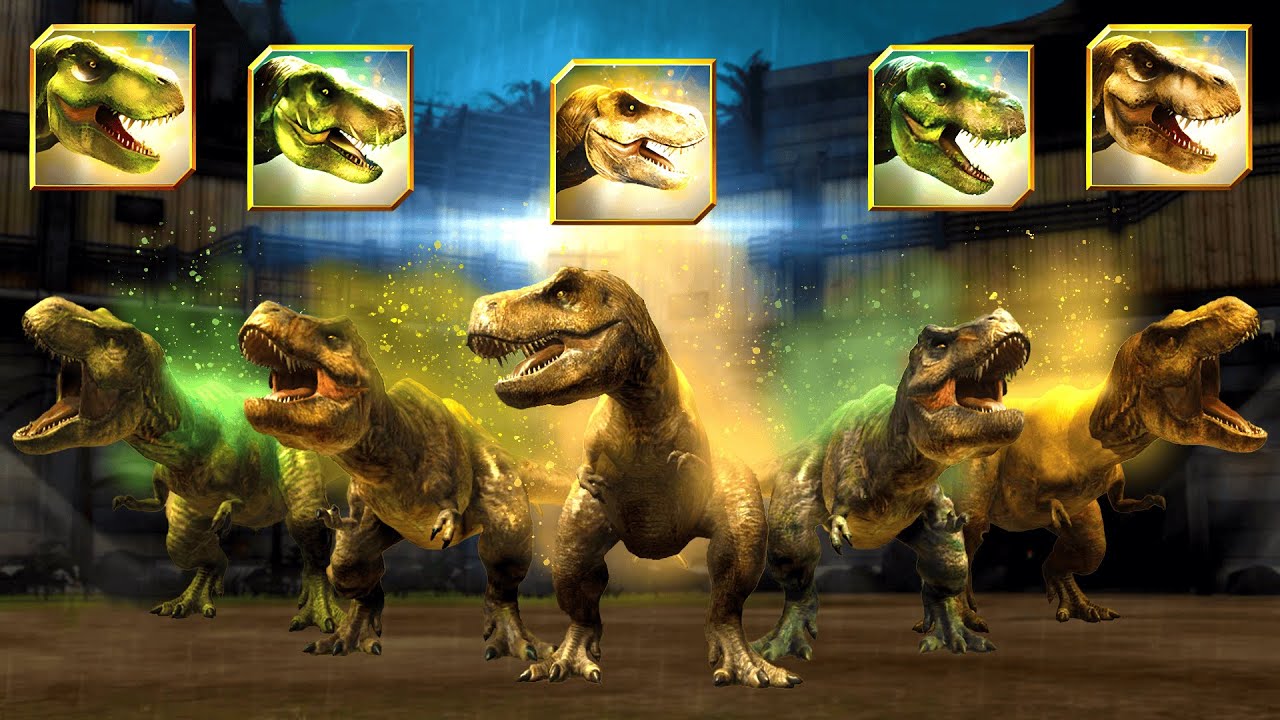 ALL NEW STAR TYRANNOSAURUS REX X3 MAXED || JURASSIC WORLD THE GAME
