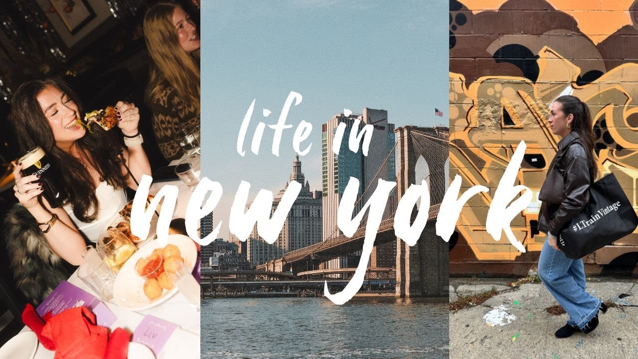 Проведите день со мной в Нью-Йорке | nyc vlog, прогулки по городу, кафе, домашний уют