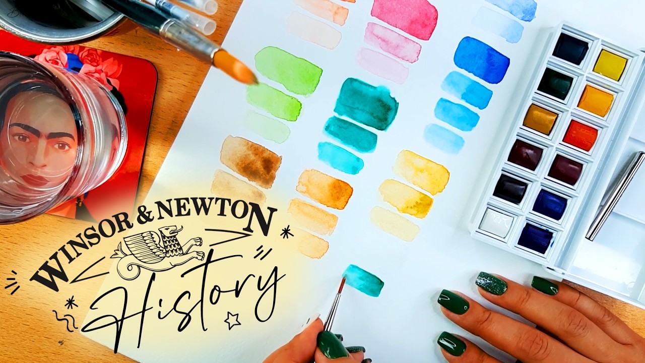 The History of Winsor & Newton | Cotman Watercolor Unboxing & Test 🎨✨