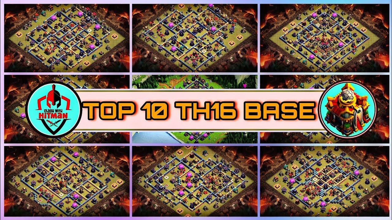 TOP 10 Best TH16 LEGEND Base Links | Clash of Clans