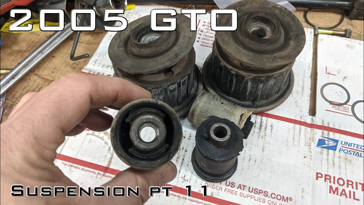 2005 GTO suspension pt 11 rear bushing removal