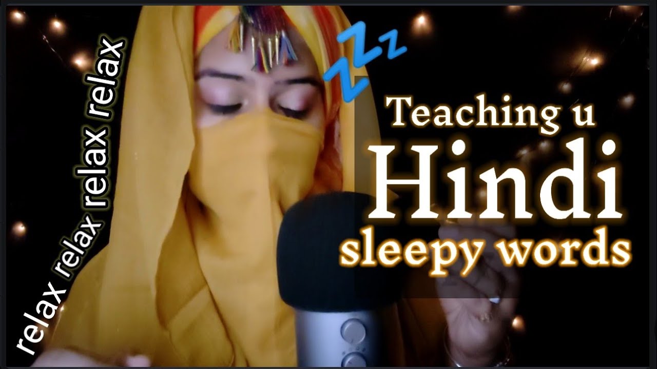 teaching u hindi sleepy words asmr/sub(✅)