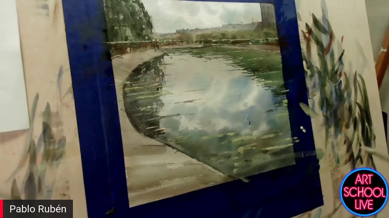 How Pablo Rubén Paints the Water's Edge