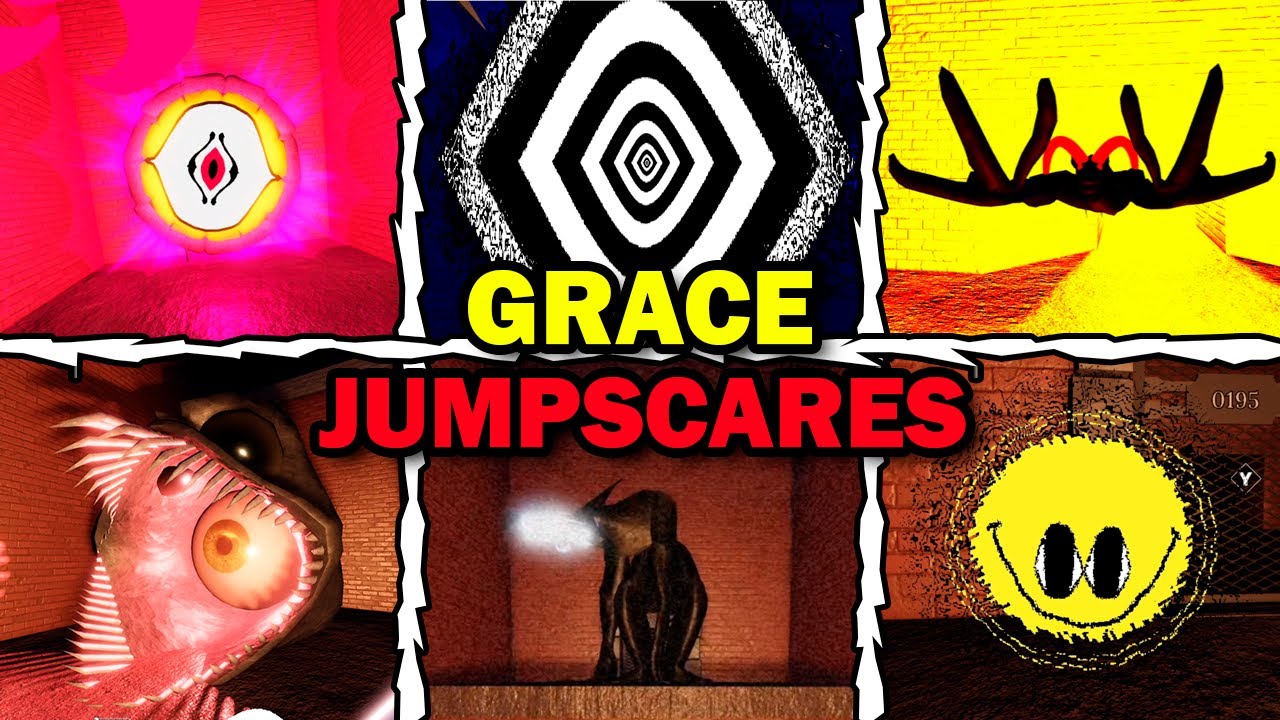 GRACE (Roblox) | Todas las ENTIDADES Y JUMPSCARES