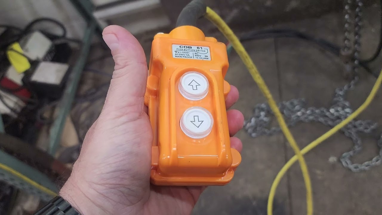 CM Lodestar 2 Ton Chain Hoist Model R 20 foot lift 460/230V