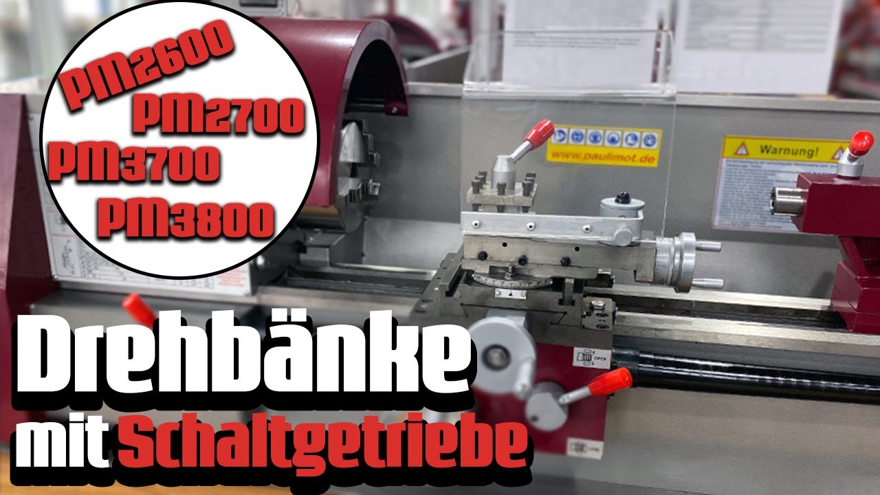 paulimot Drehmaschinen mit Schaltgetriebe, Teil I