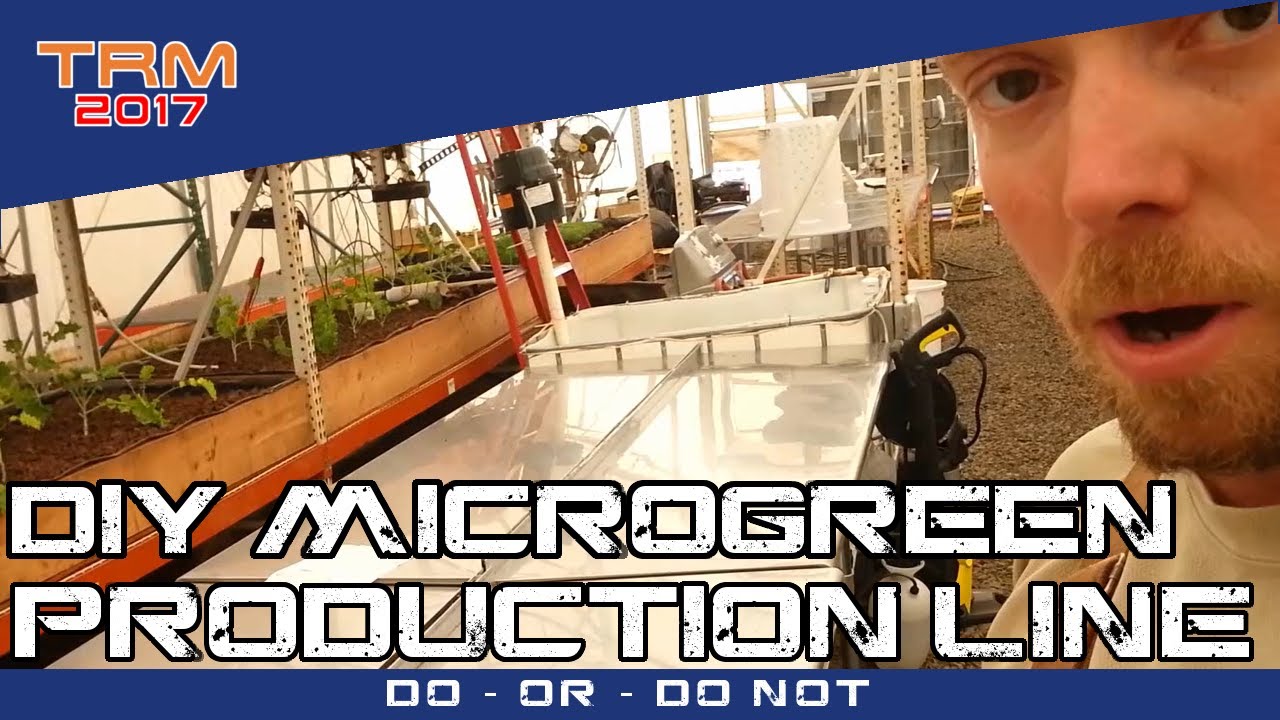 The ULTIMATE DIY Microgreen Processing Line