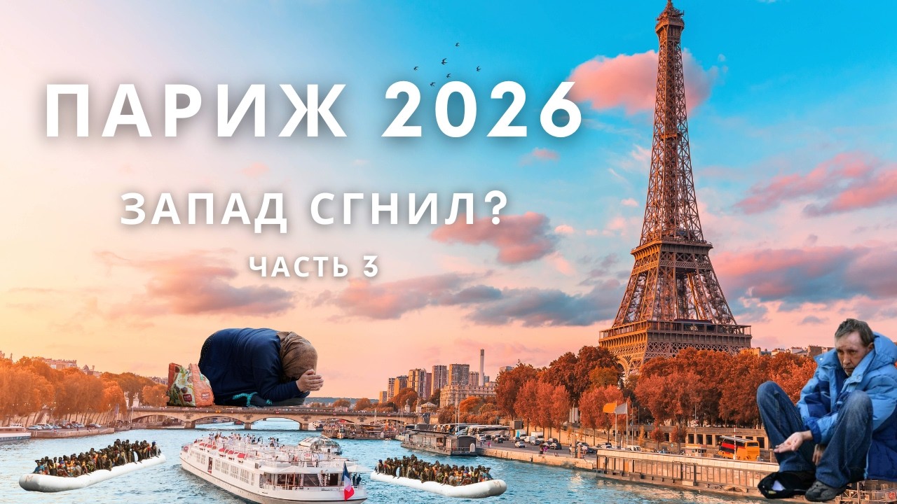 ✅ Париж 2026  |  Город мечты или крысиное гнездо Европы?   Часть 1
