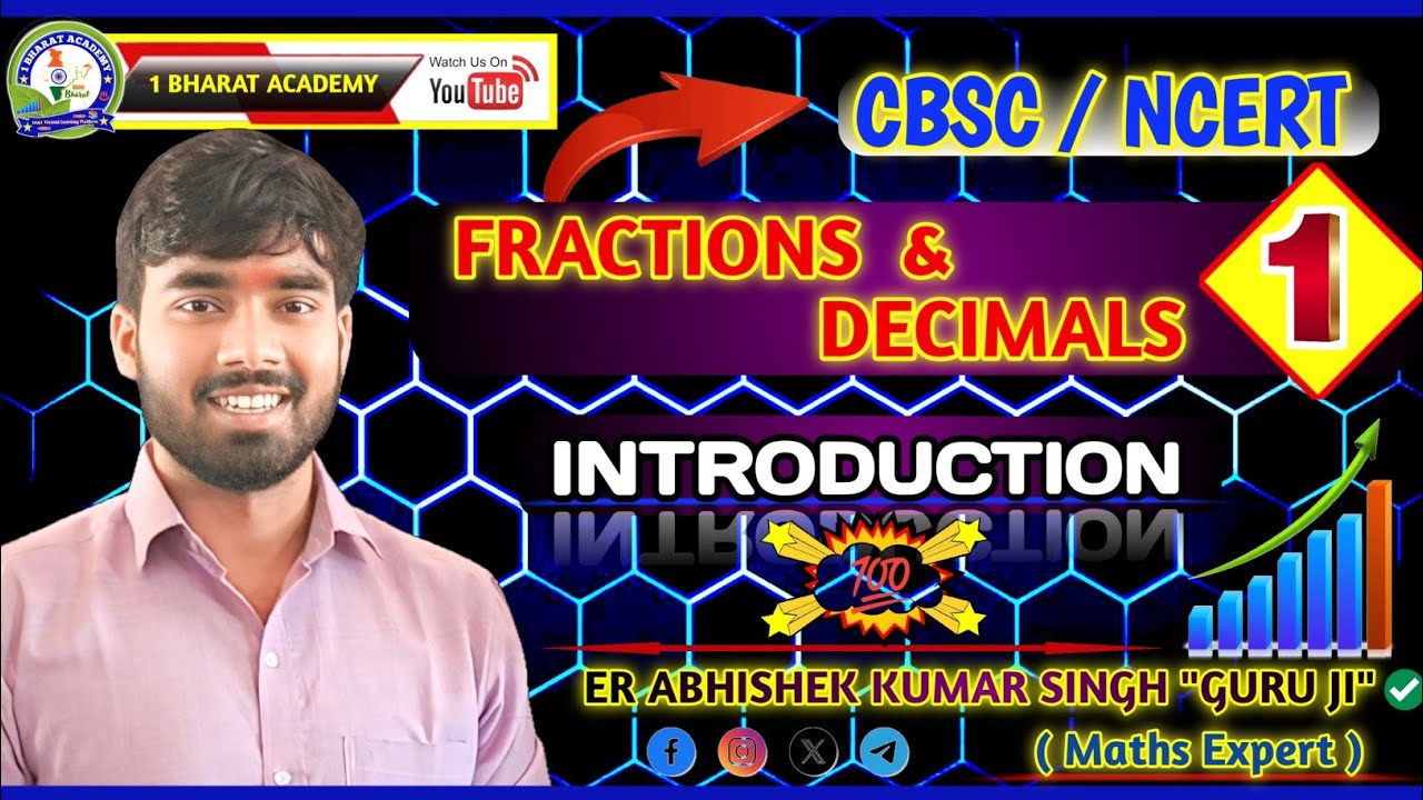 Fractions & Decimals || For All Classes || Lecture-1 || Er Abhishek Kumar Singh 