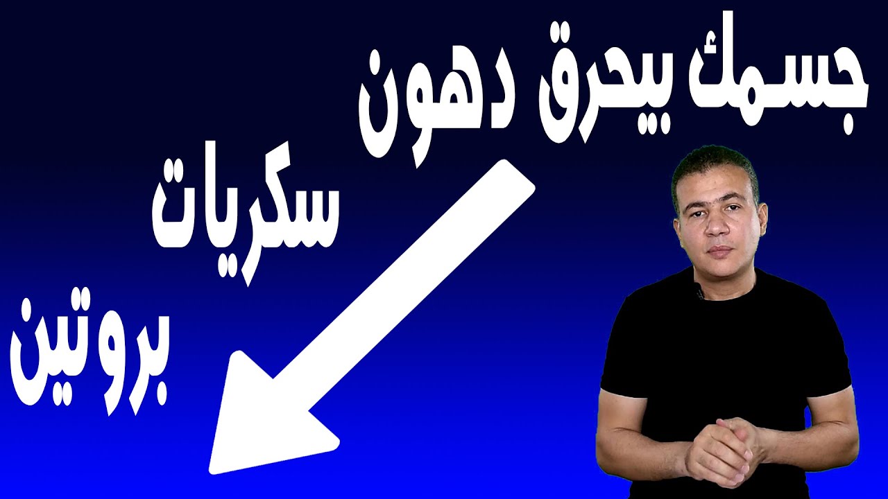 جسمك بيحرق على حسب مجهودك..دهون...سكريات...بروتين