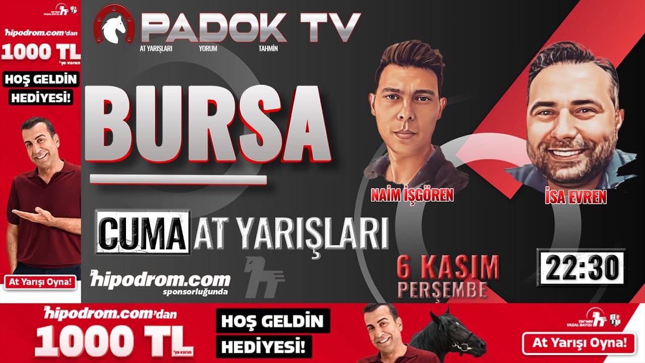 07 Kasım 2025 // Bursa At Yarışı Tahminleri // Naim İşg&ouml;ren - İsa Evren