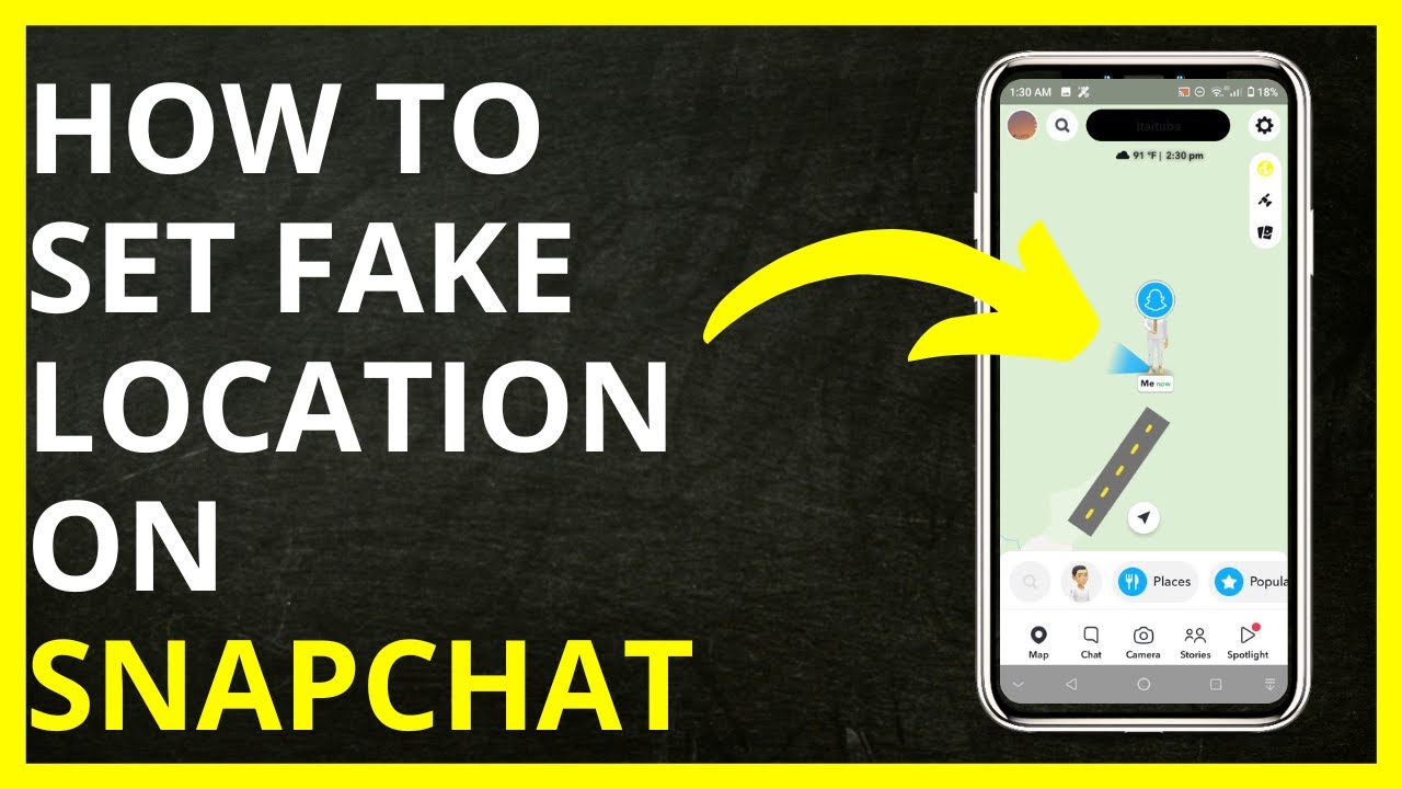 Как изменить местоположение в Snapchat в 2024 году