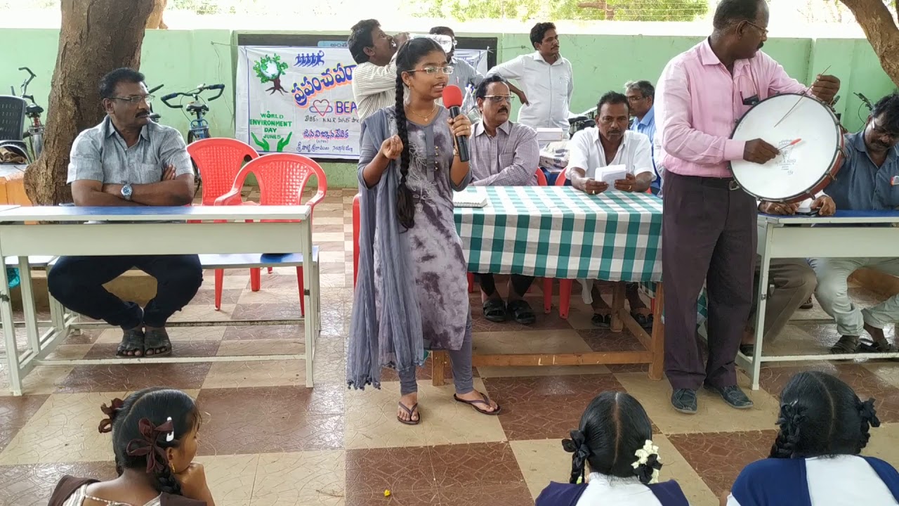 June 5 World Environment Day Celebrations in KNR Municipal High School, Nellore |JvvAndhra