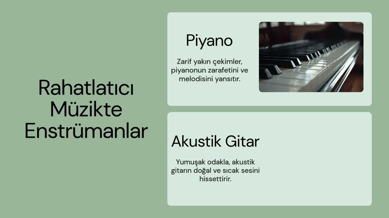 Rahatlatıcı Müzik Rehberi Türler
