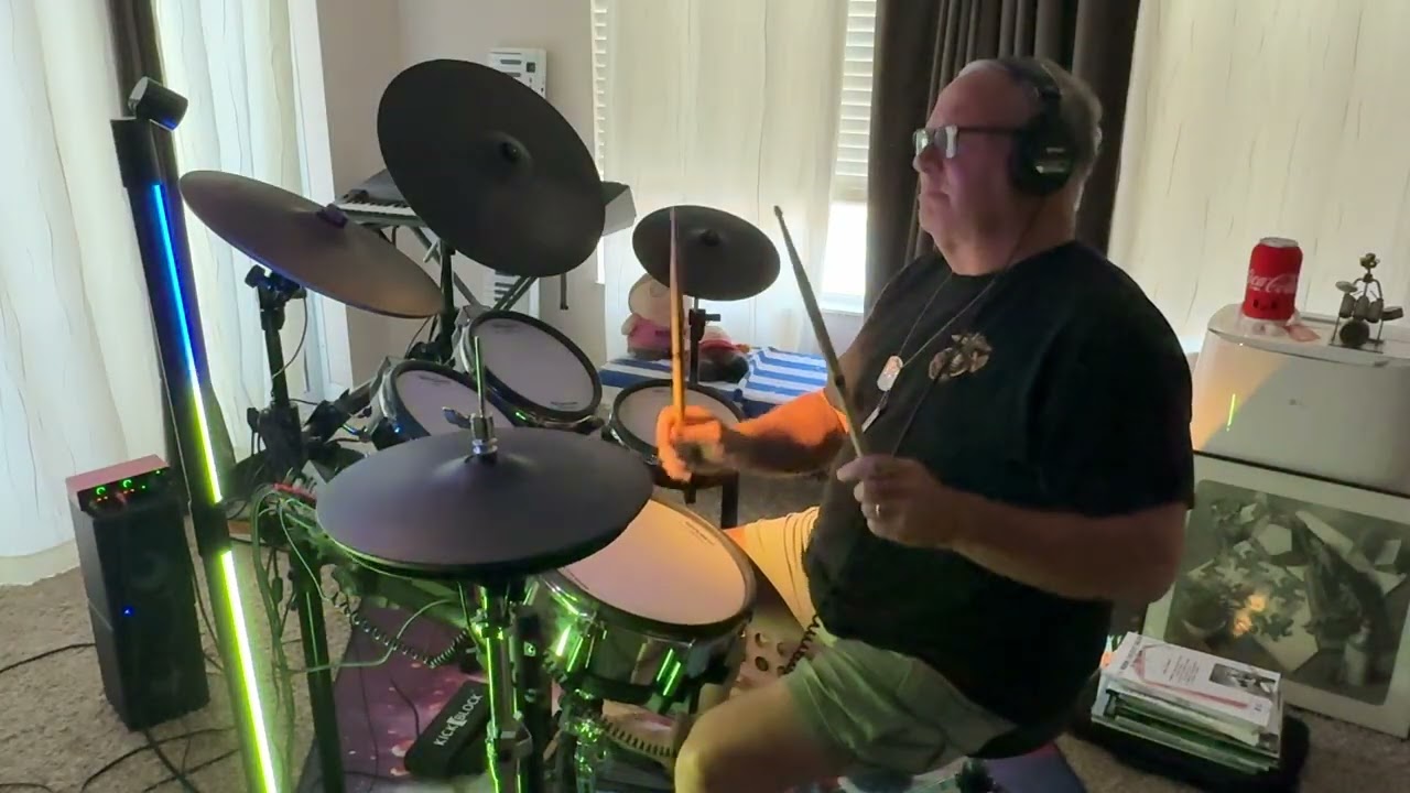 Gary Moore, Simon Phillips, Mo Foster - Pump ll - V drum cover by Kevin S Reardon.