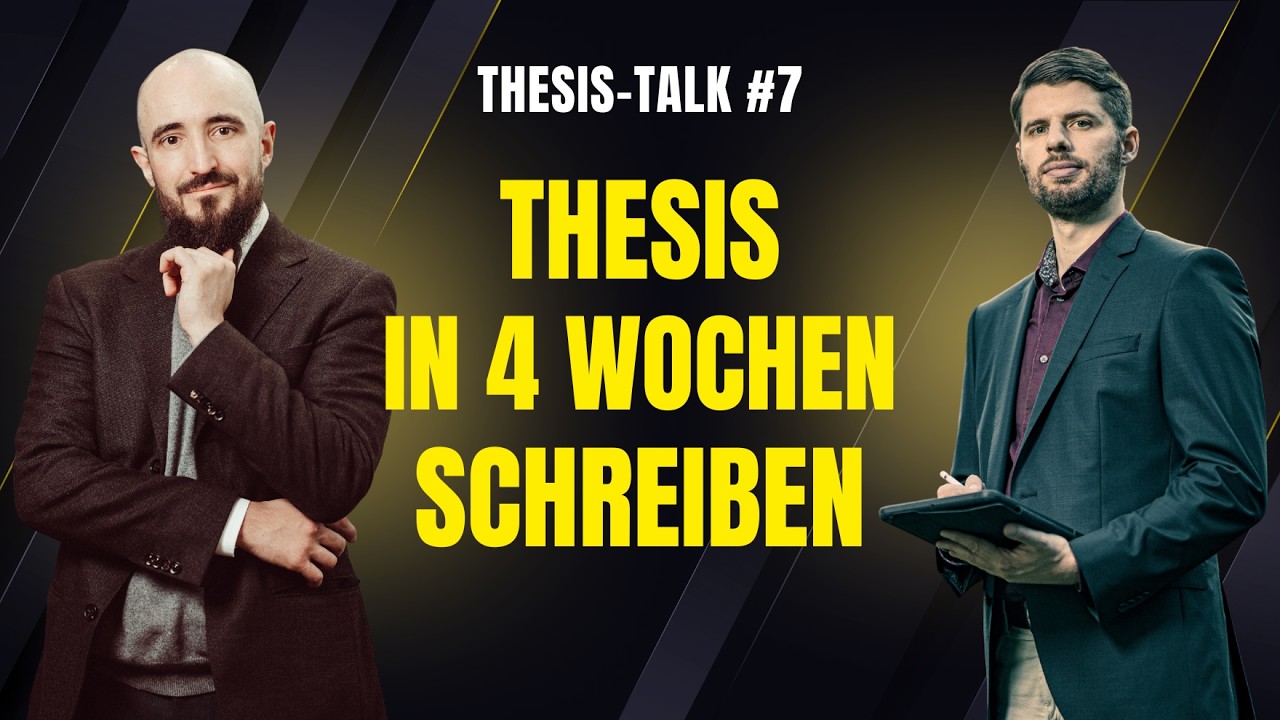 Abschlussarbeit in 4 bis 8 Wochen neben dem Vollzeitjob schreiben - Thesis-Talk #7 I Manuel Kröger
