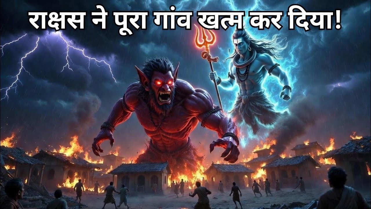 राक्षस ने पूरा गांव खत्म कर दिया 🙏🙏🙏🙏.