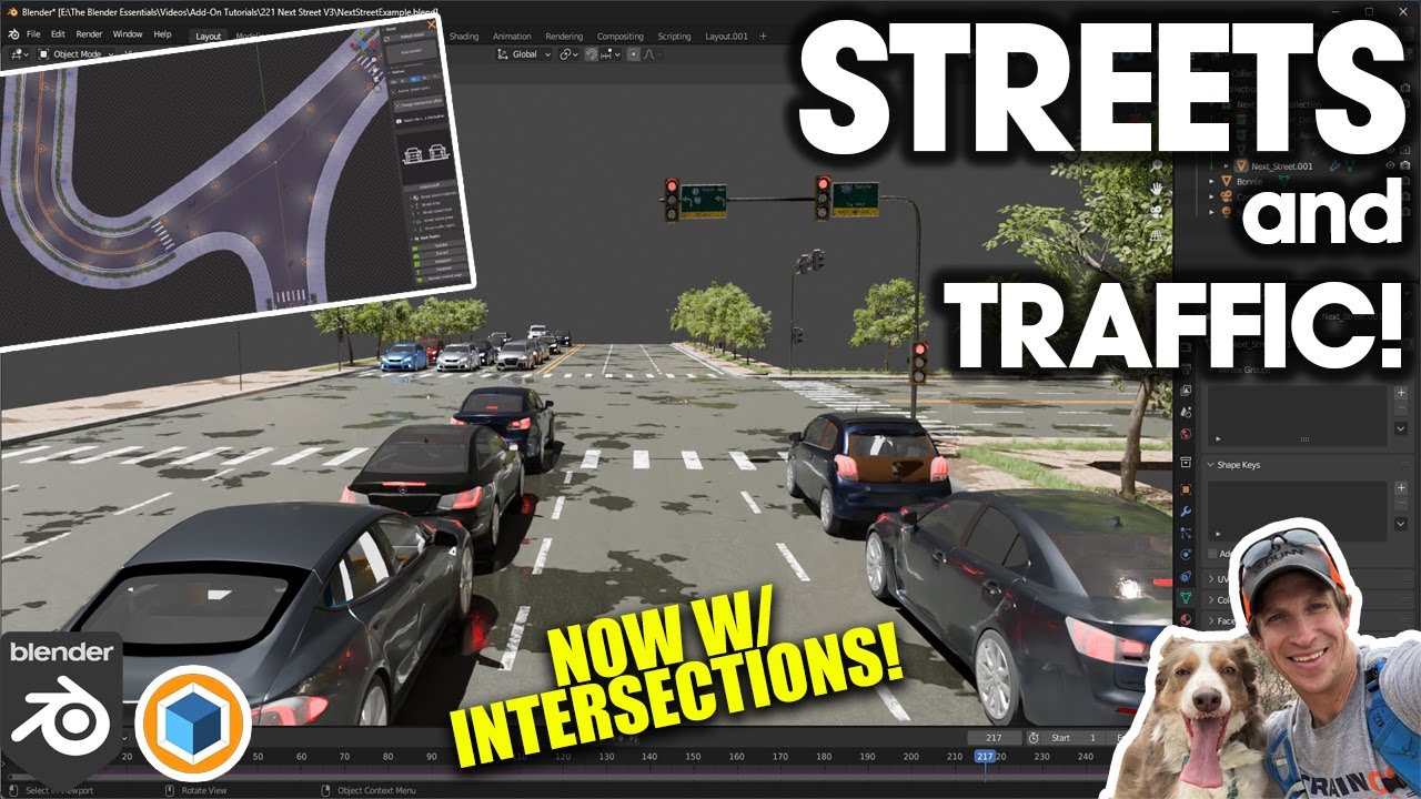 The BEST Street Generator for Blender? NextStreet V3 is HERE!
