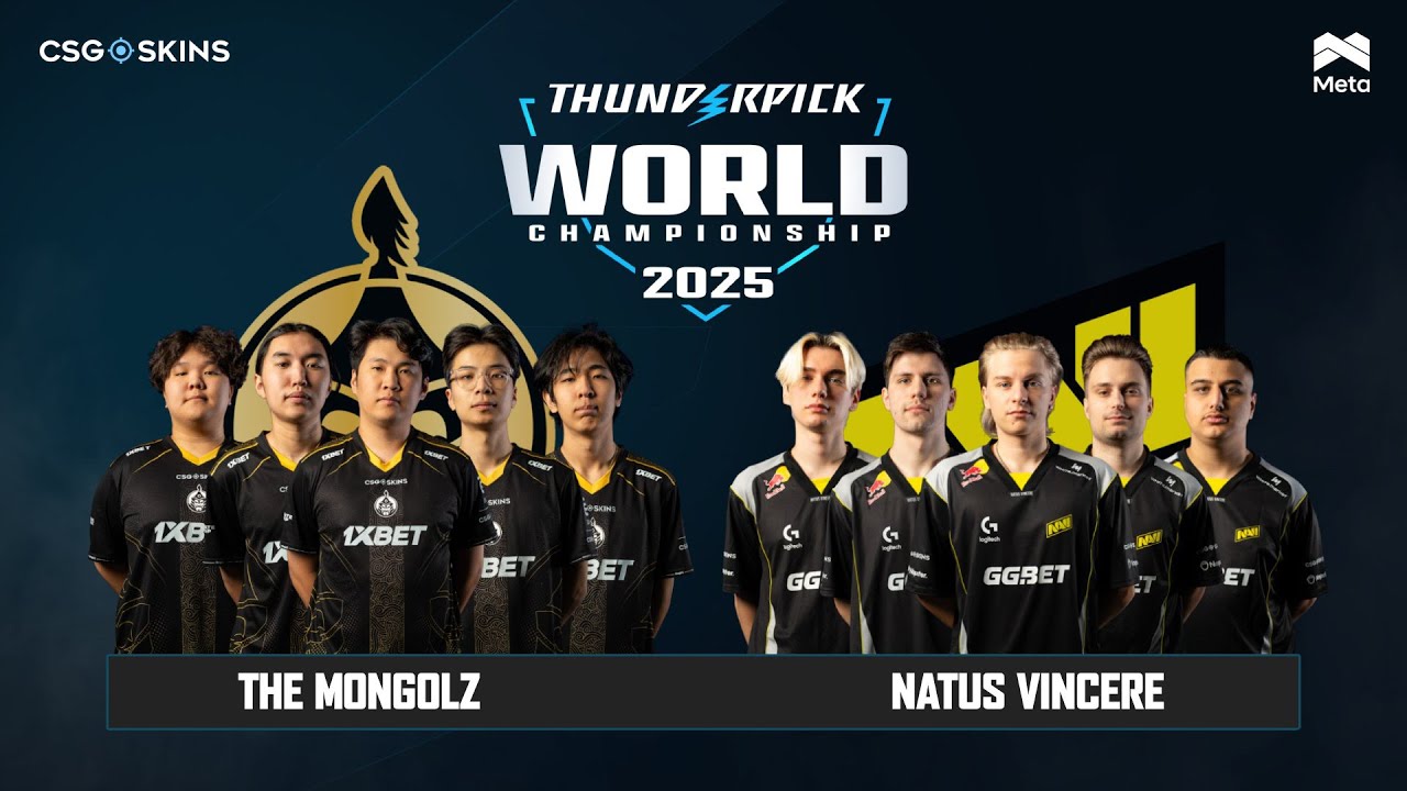 The MongolZ vs Natus Vincere - Thunderpick World Championship 2025 - MN cast