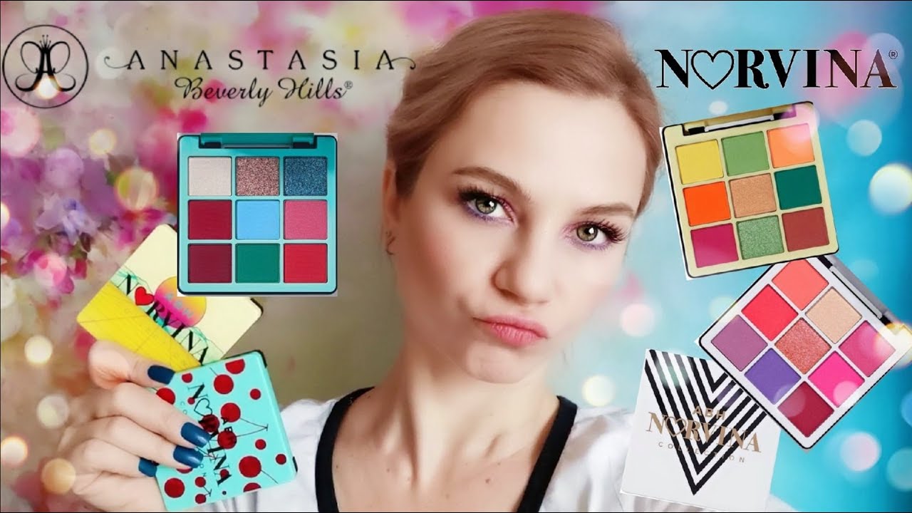 NORVINA mini палетки пигментов vol.1, vol.2, vol.3🔥САМЫЕ ЯРКИЕ ПАЛЕТКИ НА ЛЕТО 🌈 лучшее из SEPHORA