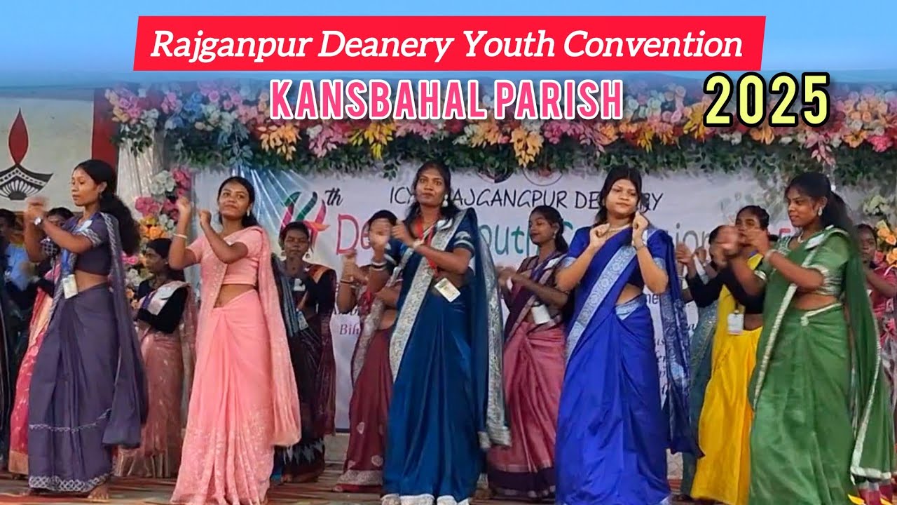 14th ICYM Rajganpur Deanery Youth Convention 2025 || At-Kansbahal parish || Old Nagpuri Remix Dance🥳