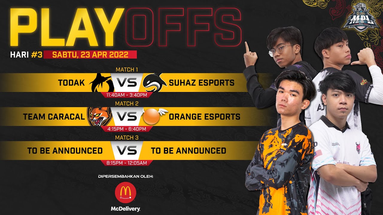 (LIVE NOW) MPL-MY Musim 9 Playoffs Hari 3 | Dipersembahkan oleh McDelivery