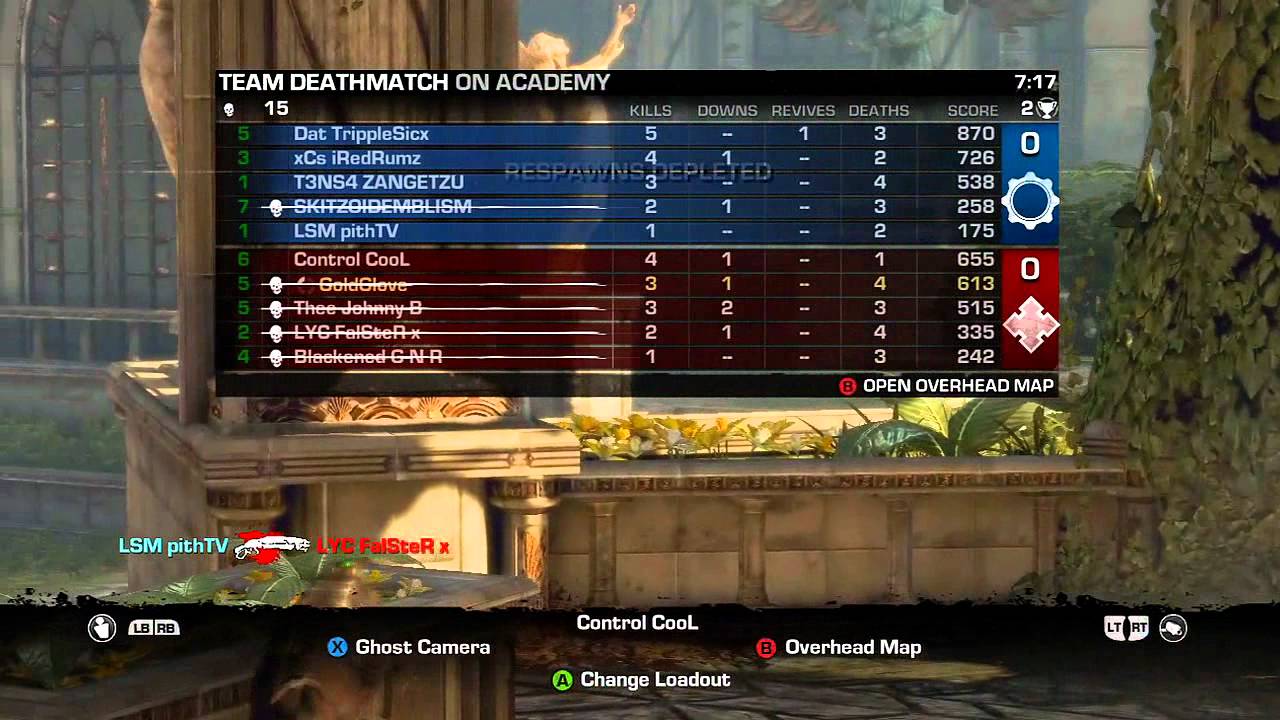 GoW3 Fenix Rising DLC Maps - Academy (Live Gameplay Commentary)