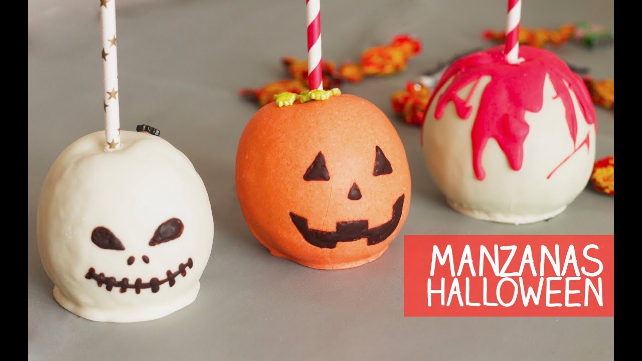 Manzanas Halloween