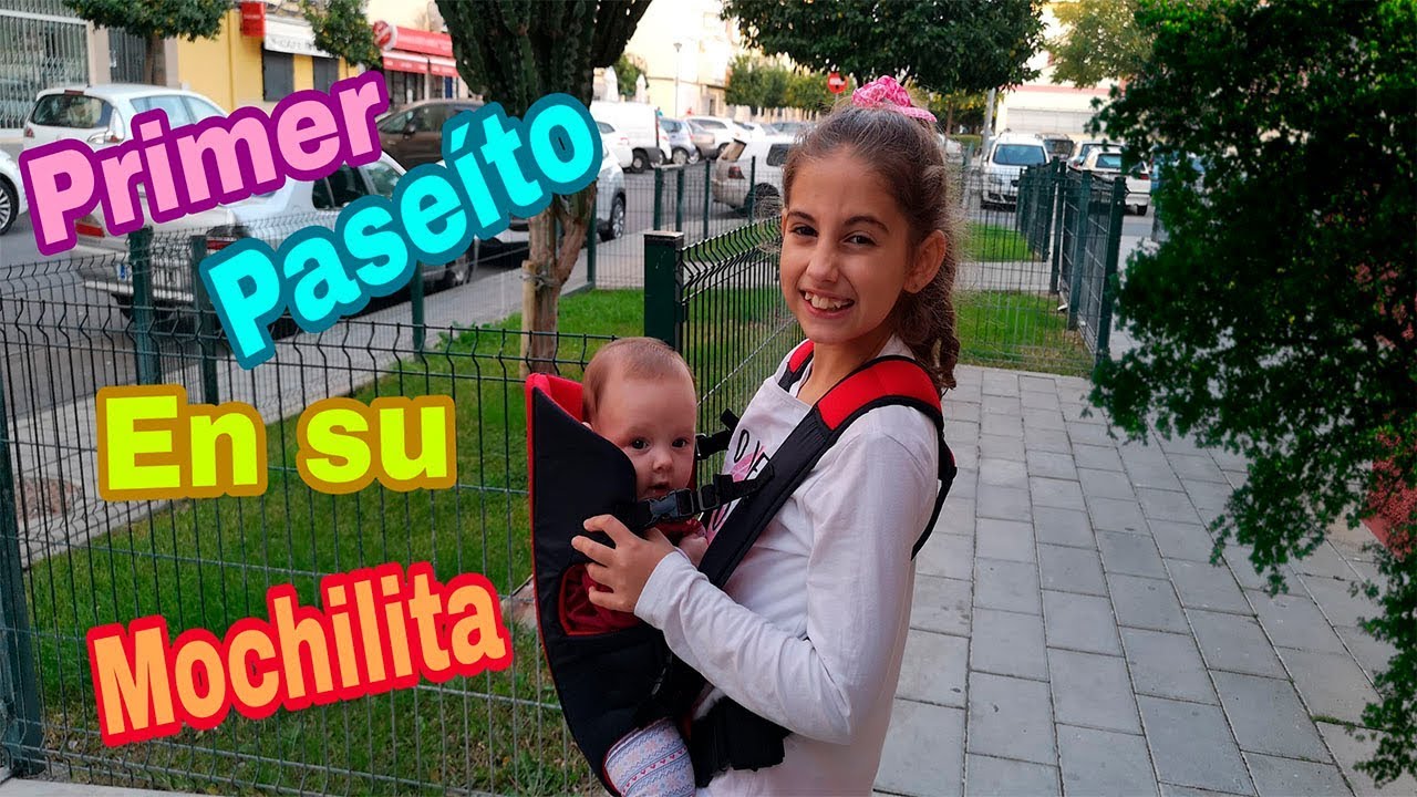 DE PASEO CON VALENTINA EN SU MOCHILITA NUEVA Y MUCHO MAS