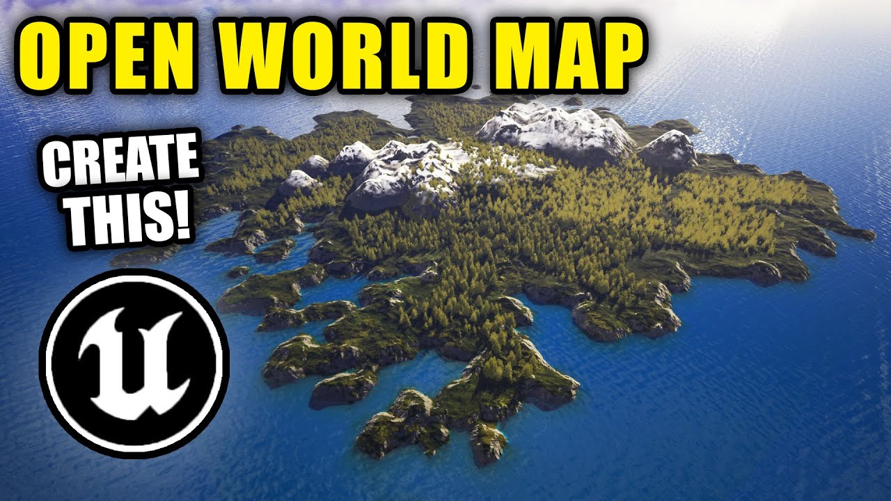 Make An Open World Map in 20 Minutes | Unreal Engine 5 Tutorial