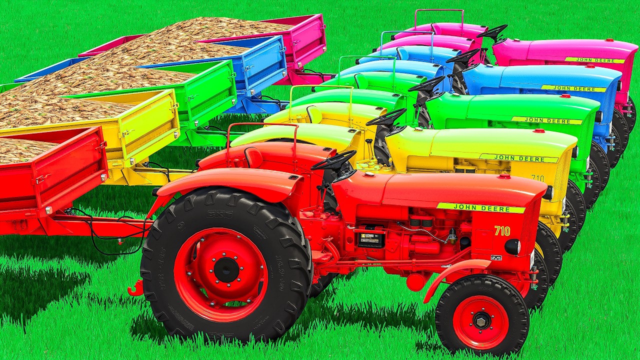Impossible Beet Haul! John Deere Mini Tractors Conquer Muddy Sugar Beet Gauntlet! FS25