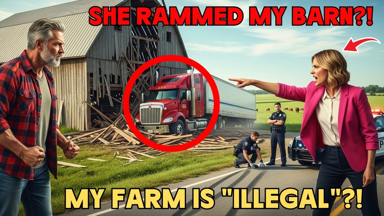 HOA Karen Rammed My Barn With a Semi Truck — Then Claimed My Farm Was “Illegal to Exist”