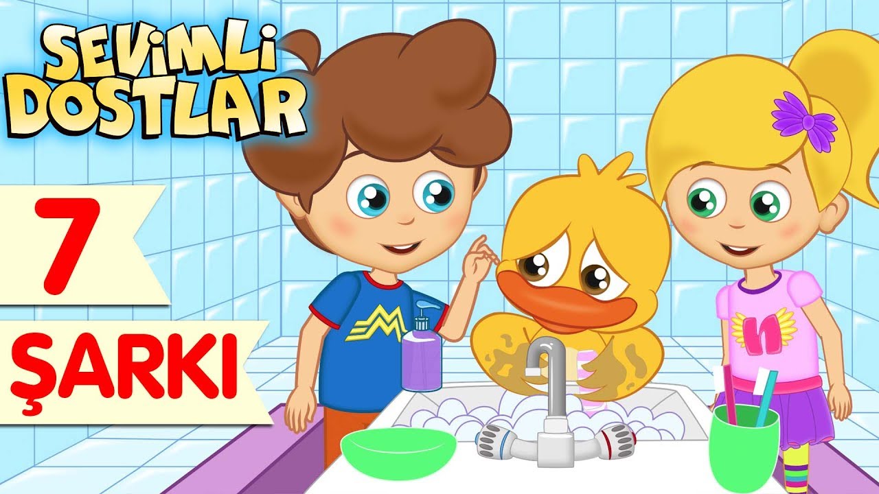 Yıka Yıka ve Sevimli Dostlar ile Çizgi Film Çocuk Şarkıları 2017