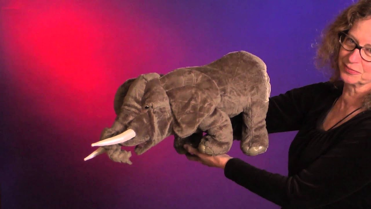 Folkmanis&reg; Elephant Puppet Demo