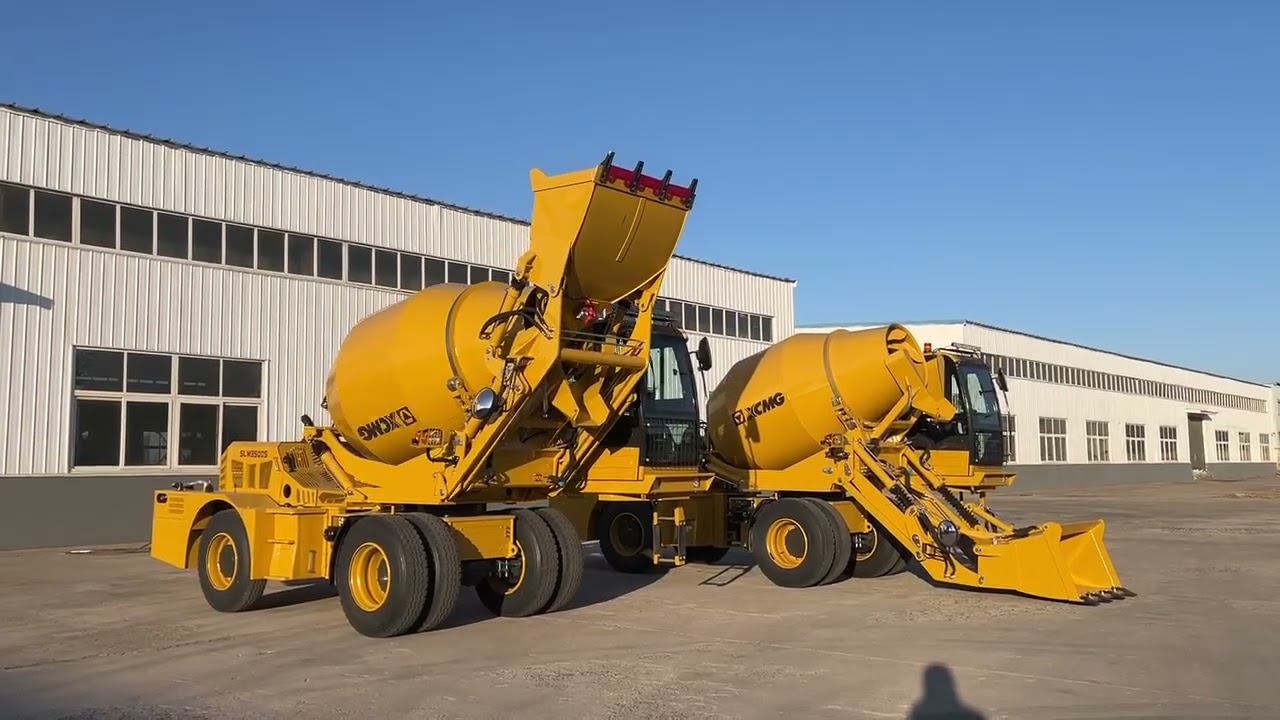 XCMG SLM3500 | 3.5m³ Self-Loading Concrete Mixer