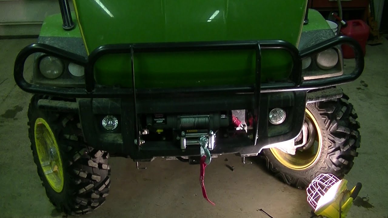 How to Mount a Warn Winch on a John Deere XUV Gator
