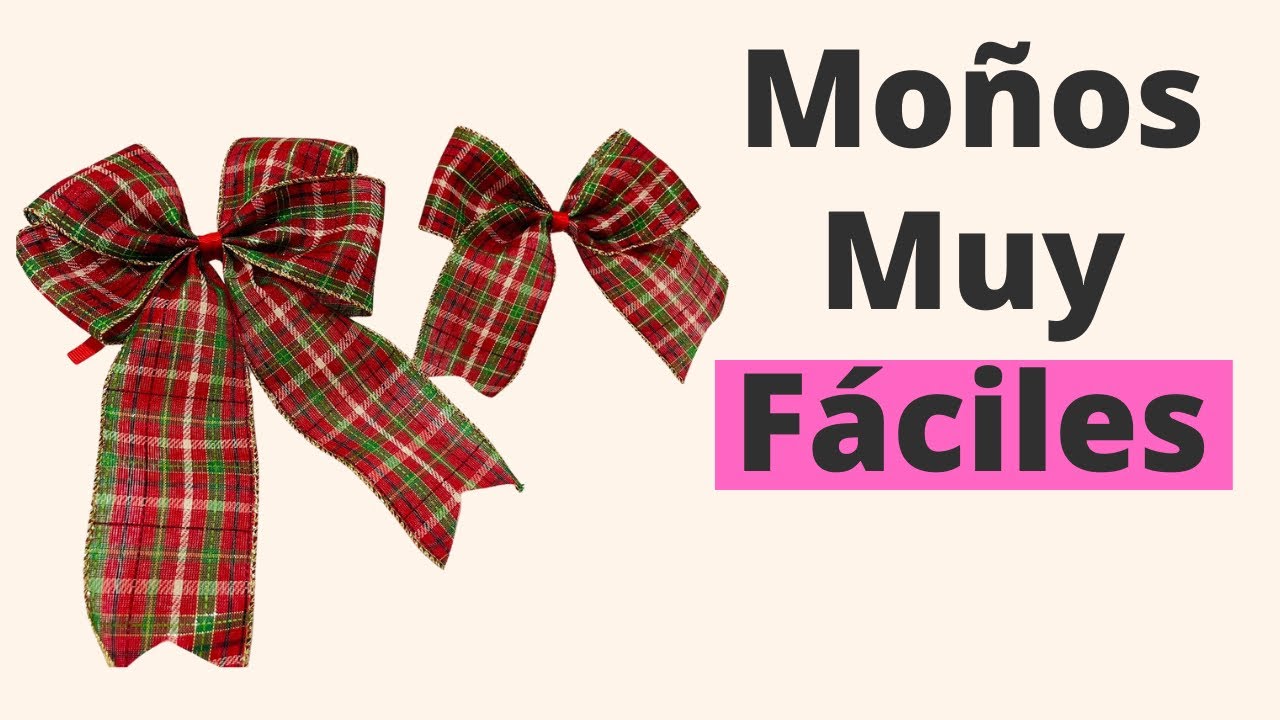 Como hacer MOÑOS NAVIDEÑOS (para principiantes)