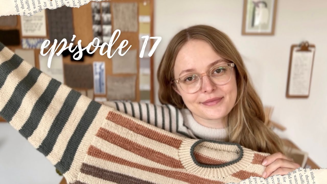 stripe hype sweater, labeling my knits & a travel yarn haul • marlene’s knitting podcast, episode 17