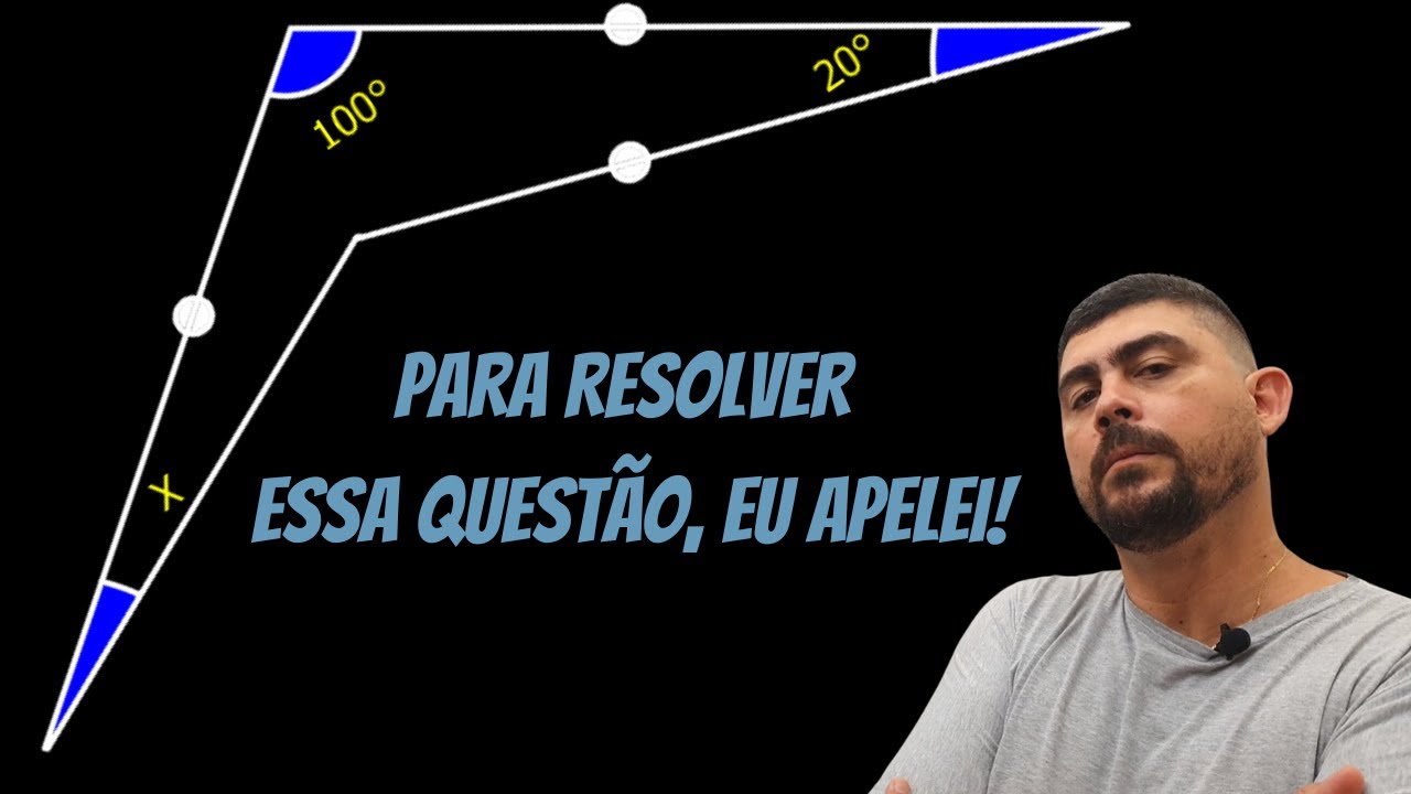 APELEI MESMO! NÃO NEGO! GEOMETRIA PLANA/TRIÂNGULO/CONSTRUÇÃO AUXILIAR/OBMEP/GEOMETRIA PERUANA