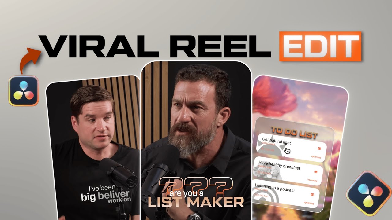 Viral Podcast Reel Editing in Davinci Resolve | Step by Step Tutorial | Part One