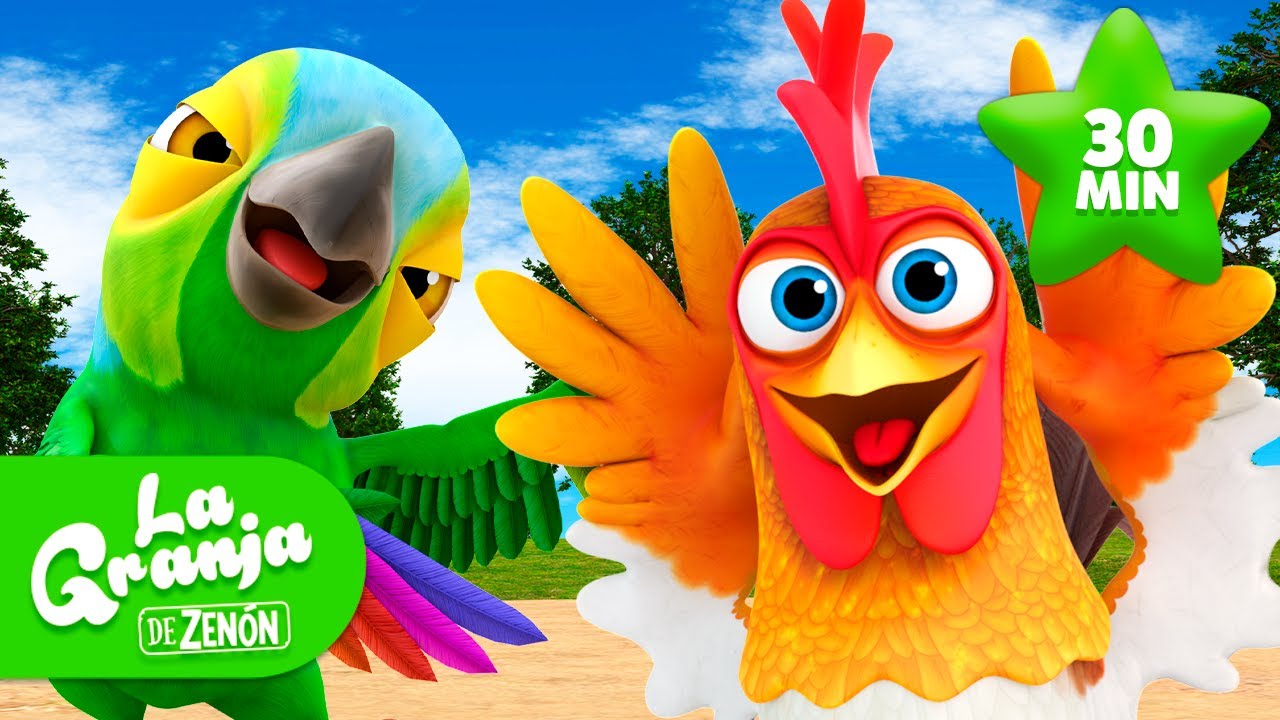 MIX - Cantan Los Animales y más canciones de La Granja de Zenón #2 👨🏻‍🌾🌈 PARA NIÑOS