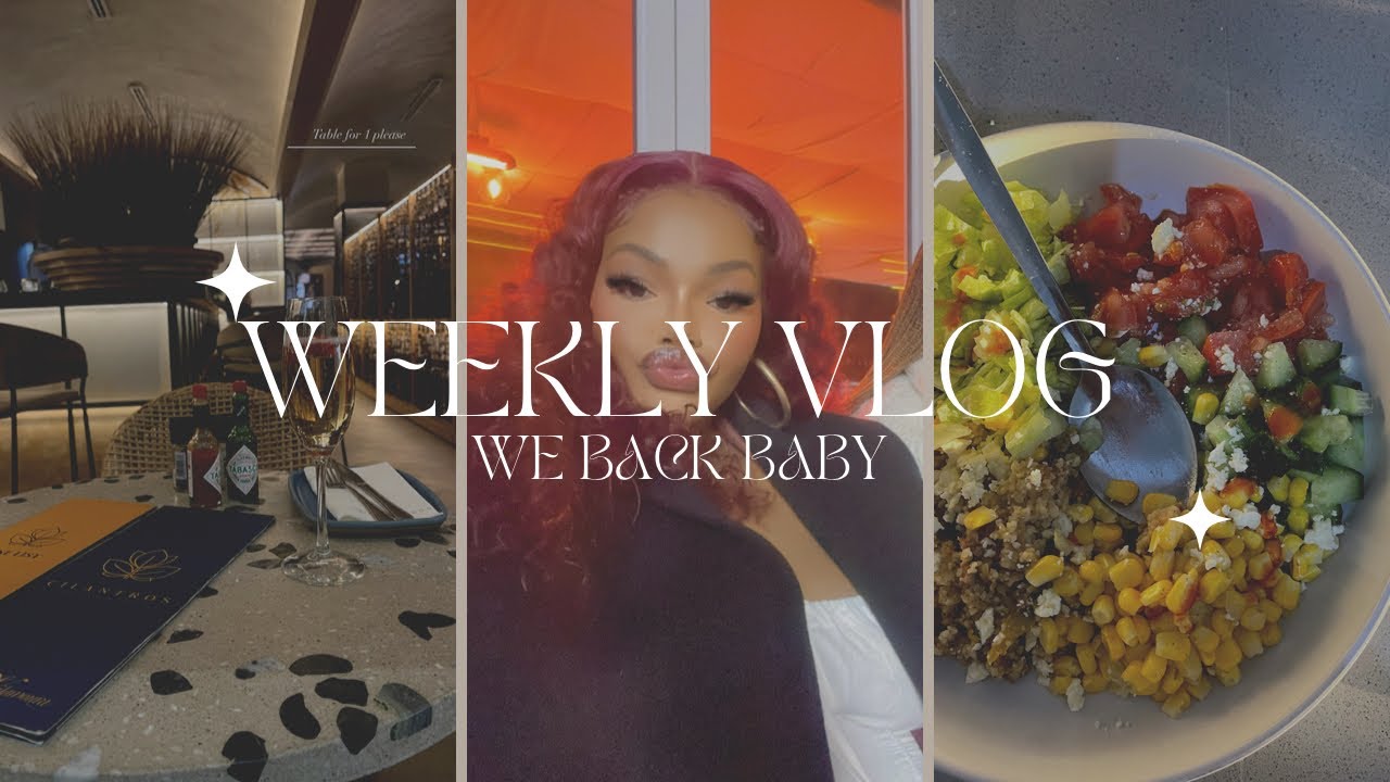 WEEKLY VLOG : WE BACK DARLINS + TRYING TO GET BACKTO ROUTINE  // XOLIGCABASHEVLOGS