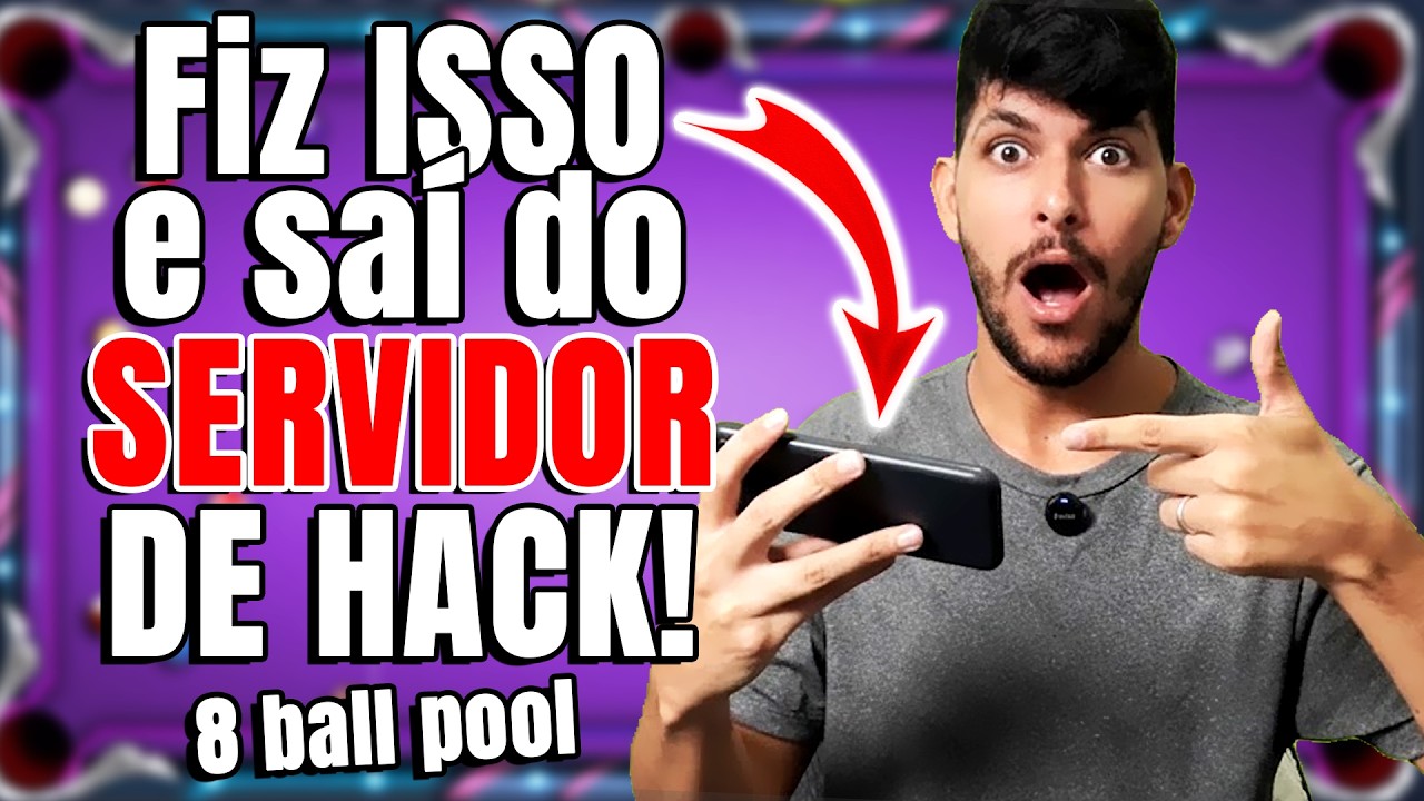 Fiz ISSO... E saí do Servidor de Hacker no 8 Ball Pool