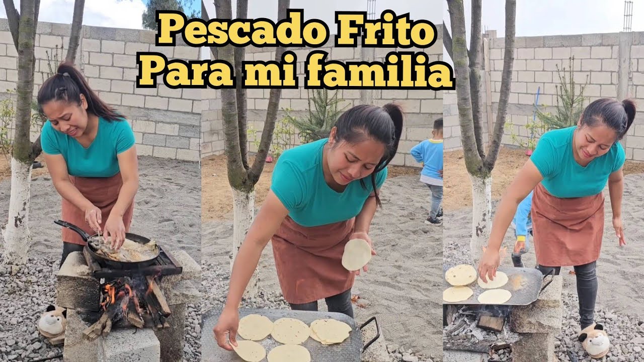 Prepar&eacute; Pescado Frito Ami Familia😱Le Digo a Juan Q Me Voy al Jabali Ya Casi es La Revelacion