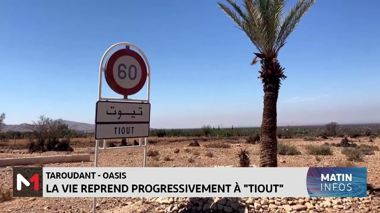 Taroudant-Oasis: la vie reprend progressivement à Tiout